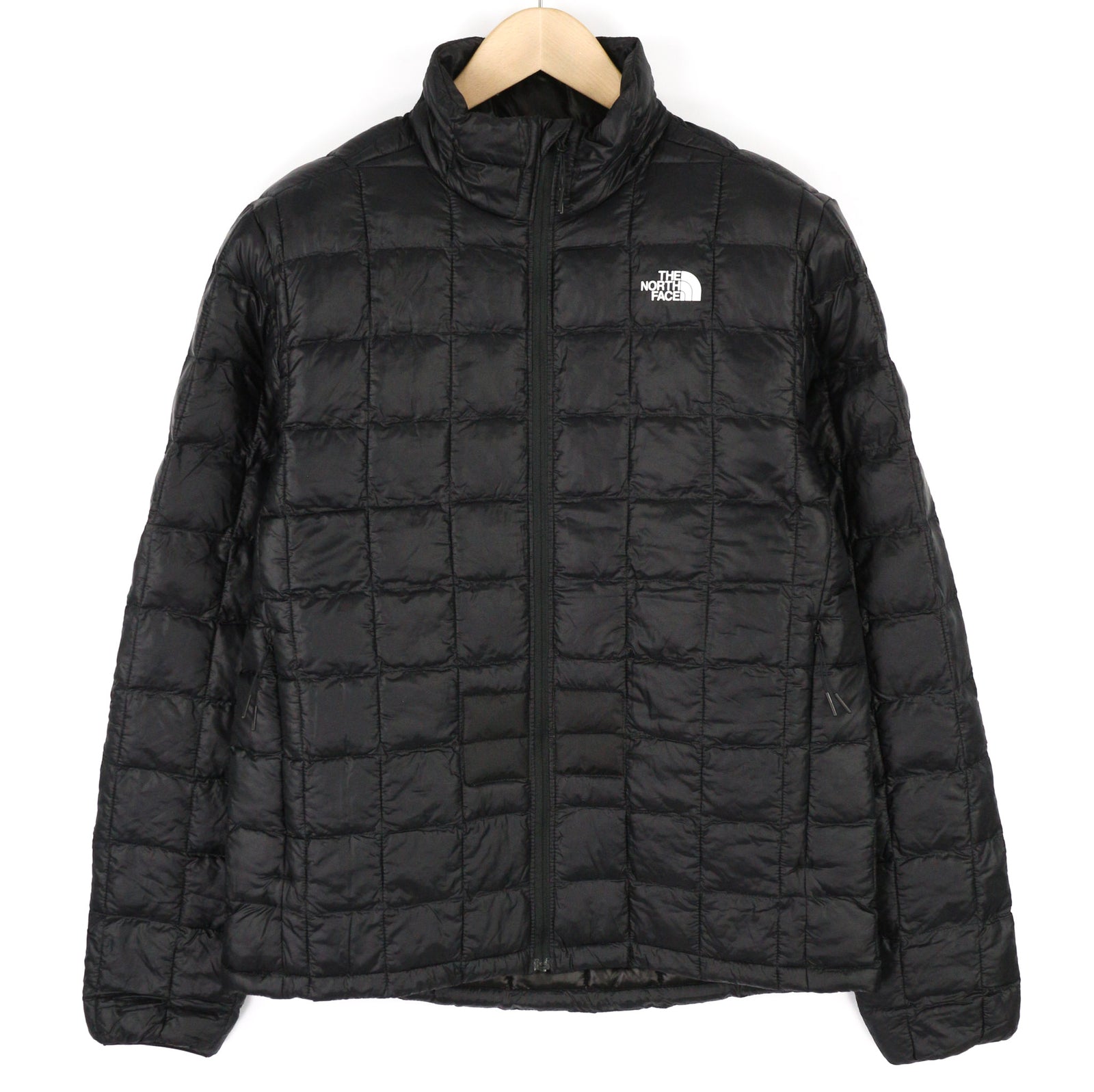 THE NORTH FACE ThermoBall Eco Men Jacket M Black Quilted Insulated Logo Lined