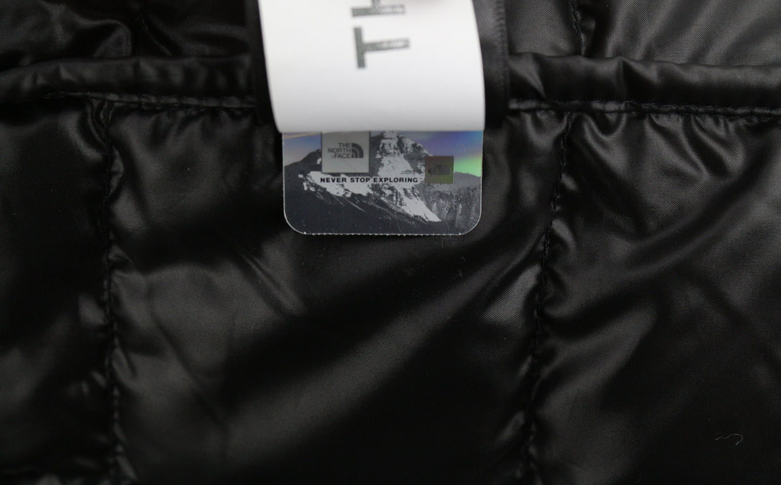 THE NORTH FACE ThermoBall Eco Men Jacket M Black Quilted Insulated Logo Lined