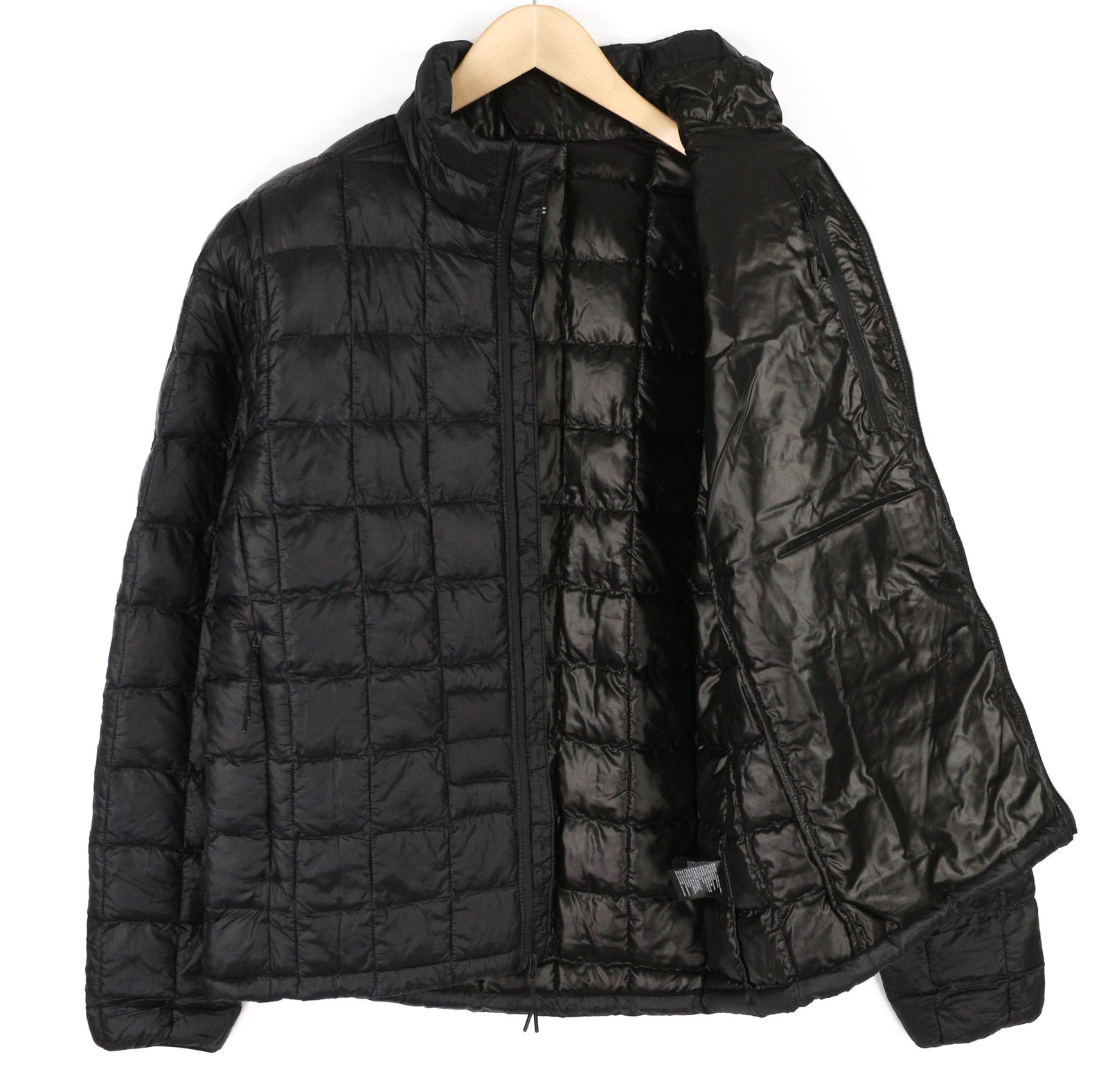 THE NORTH FACE ThermoBall Eco Men Jacket M Black Quilted Insulated Logo Lined