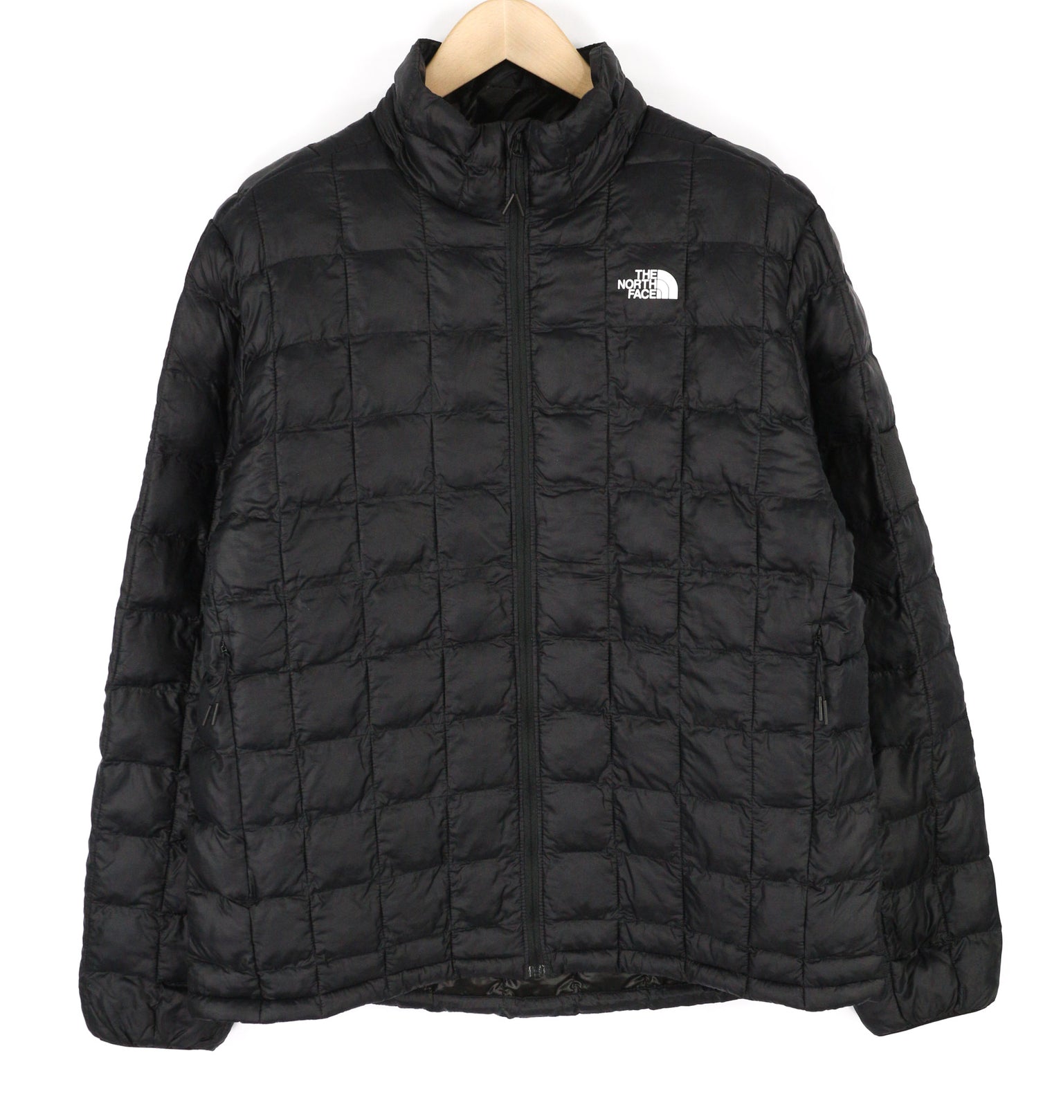 THE NORTH FACE ThermoBall Eco Men Jacket XL Black Logo Insulated Quilted Zip
