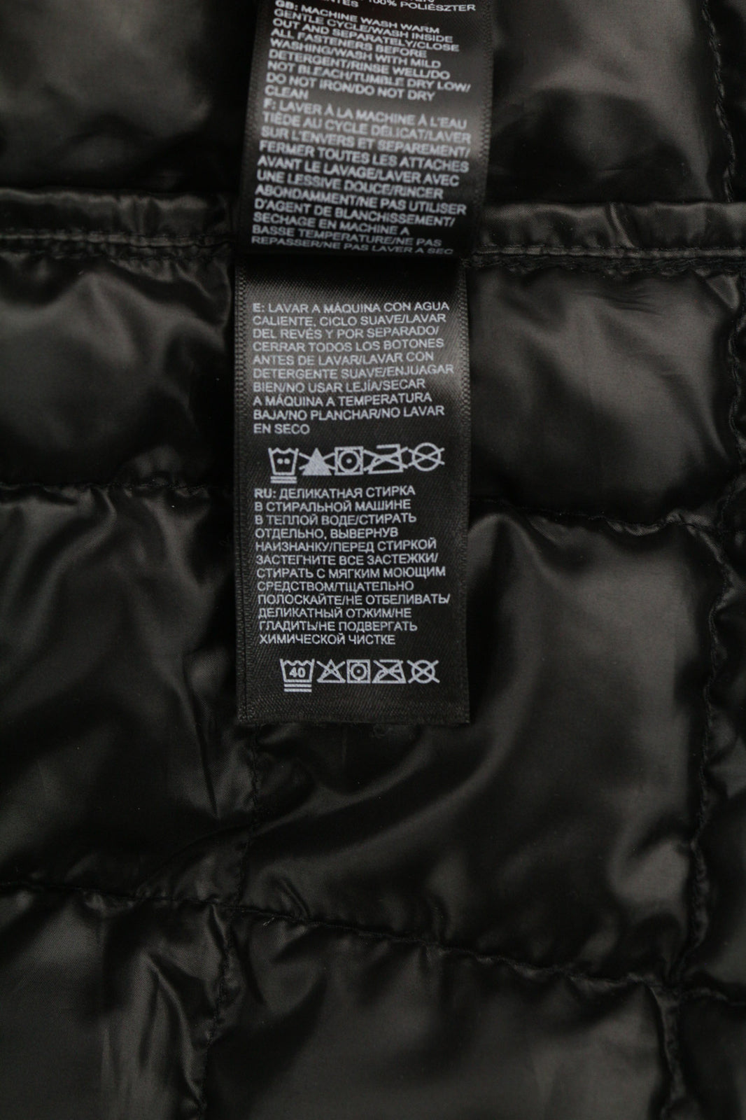 THE NORTH FACE ThermoBall Eco Men Jacket XL Black Logo Insulated Quilted Zip