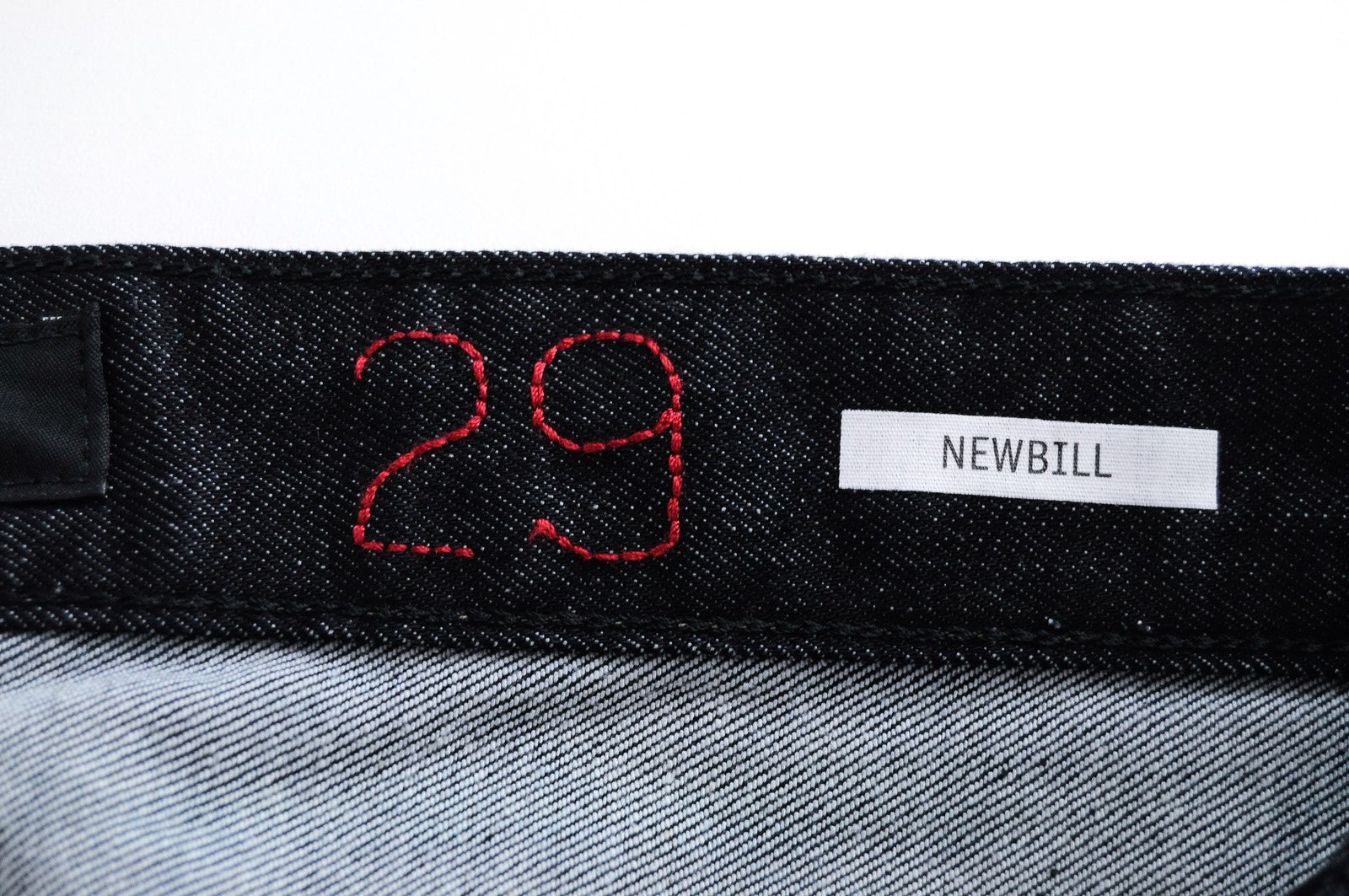 REPLAY Newbill Men's Navy Jeans W29/L32 Cotton Stretch Straight Fit Denim