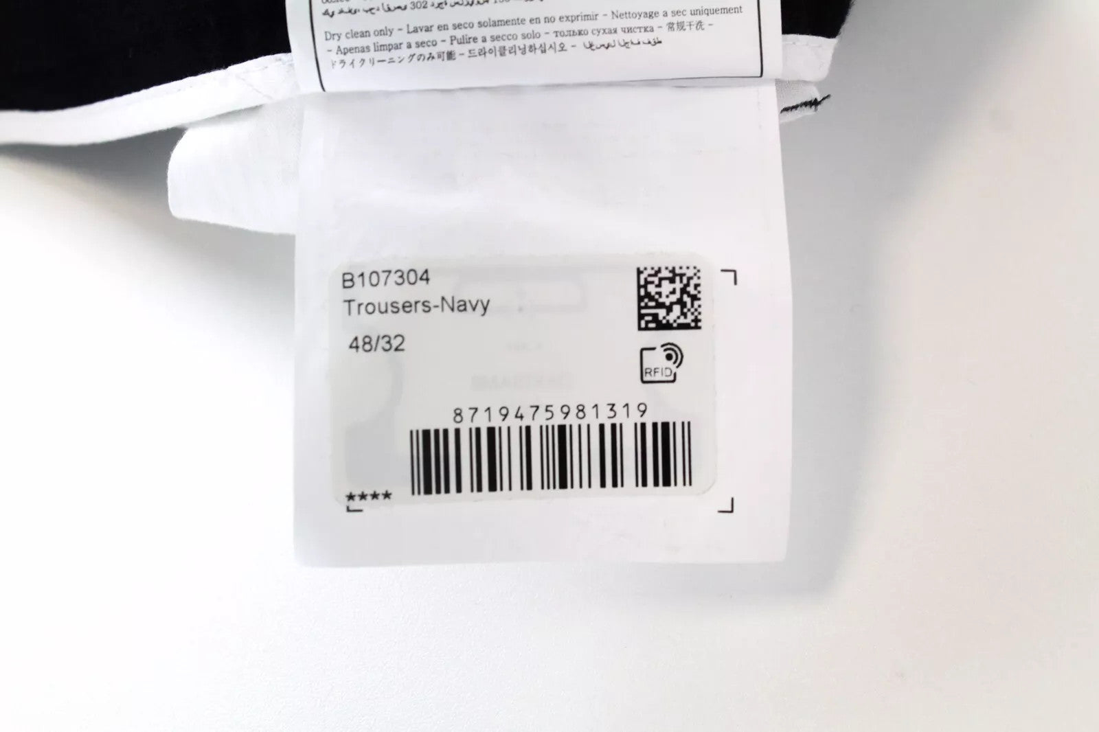 SUITSUPPLY Havana Men's Suit UK38R Navy Slim Wool 2-Piece Single-Breasted