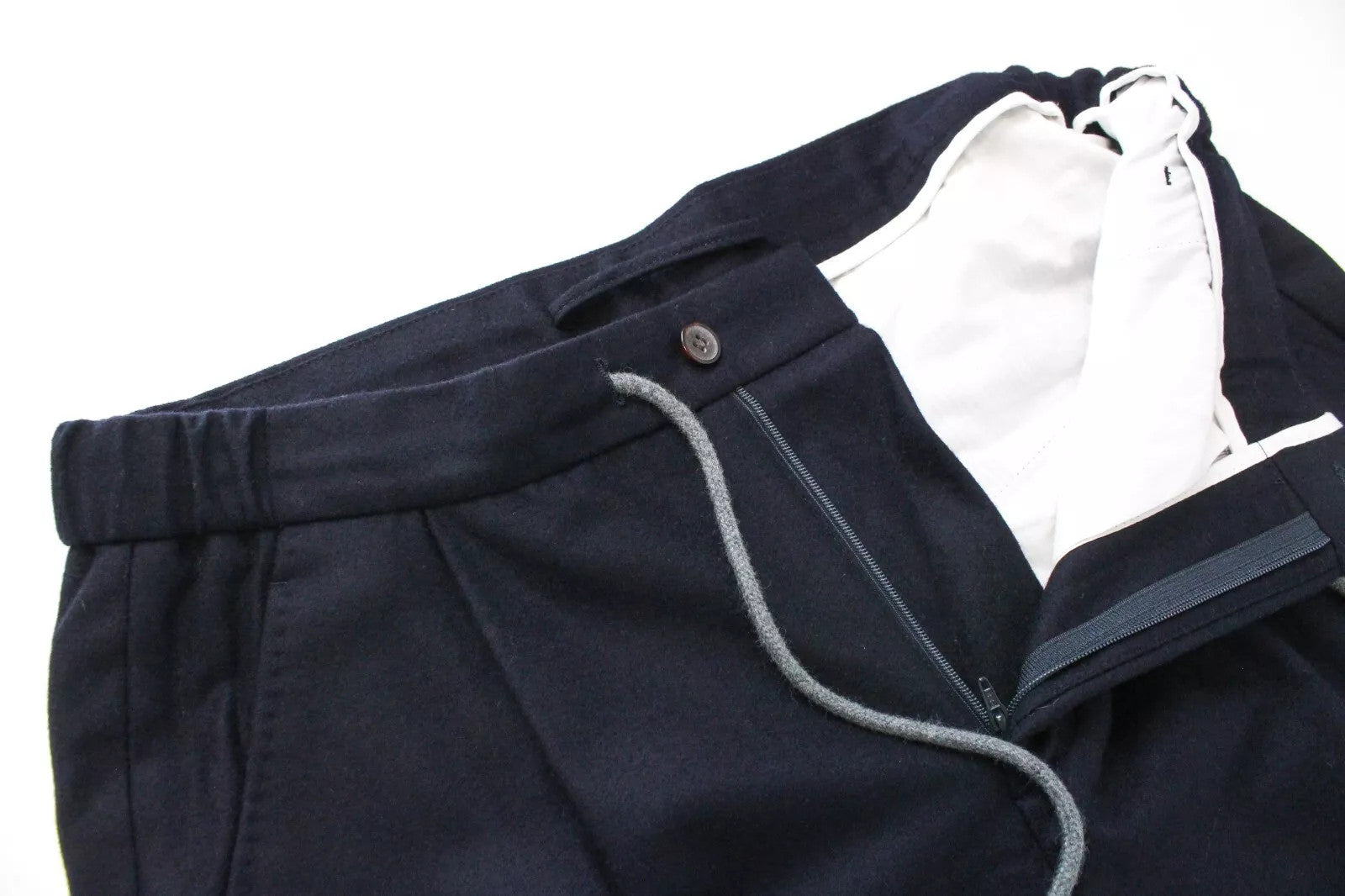 SUITSUPPLY Havana Men's Suit UK38R Navy Slim Wool 2-Piece Single-Breasted