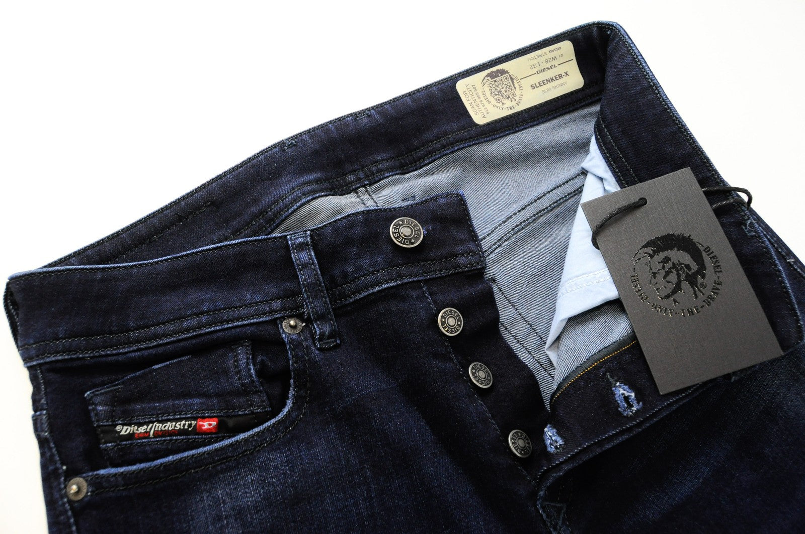 DIESEL Sleenker-X 083AG Mens Jeans W28/L32 Slim Skinny Cotton Stretch Jeans Blue