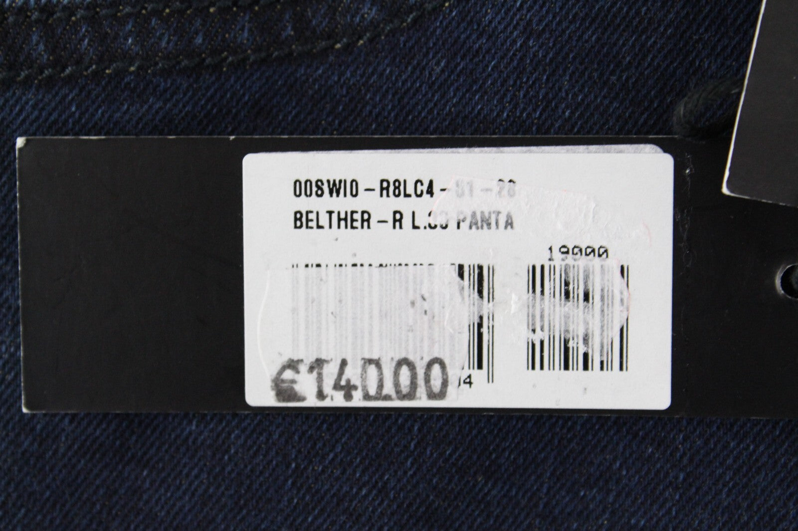 DIESEL Belther-R R8LC4 Men's Blue Jeans W28/L30 Regular Slim Tapered Stretch