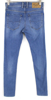 DIESEL Tepphar-X R8XA3 Men's Blue Jeans W28/L34 Slim Carrot Fit Washed Stretch