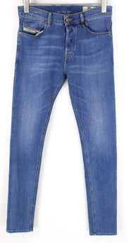 DIESEL Tepphar-X R8XA3 Men's Blue Slim Carrot Jeans W30/L34 Stretch Denim Wash