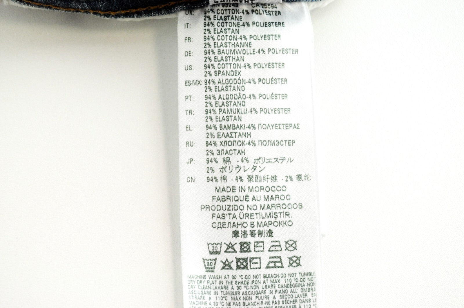 DIESEL Troxer R6AP8 Men's Blue Jeans W28/L32 Slim Skinny Washed Cotton Stretch