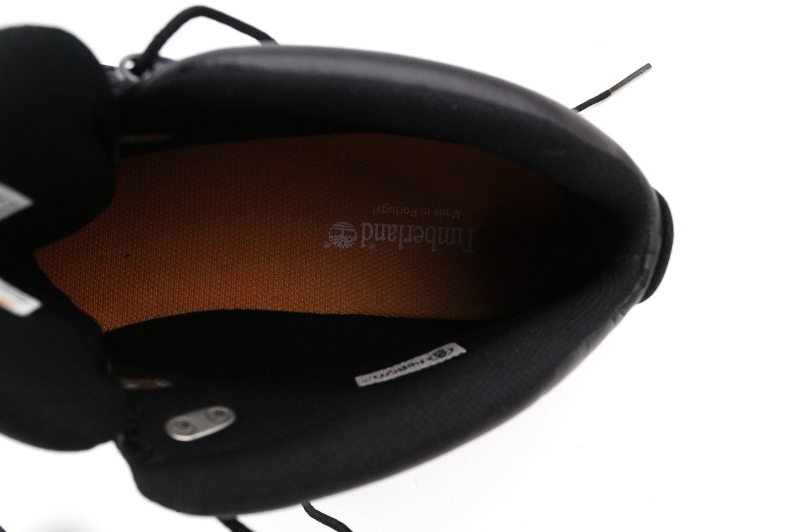 TIMBERLAND A245M Mens Boots EU46 EU47.5 Black Leather Almond Toe Lace Up ReBOTL