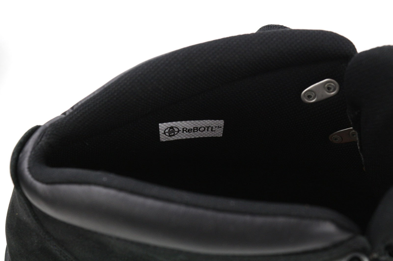 TIMBERLAND A245M Mens Boots EU46 EU47.5 Black Leather Almond Toe Lace Up ReBOTL