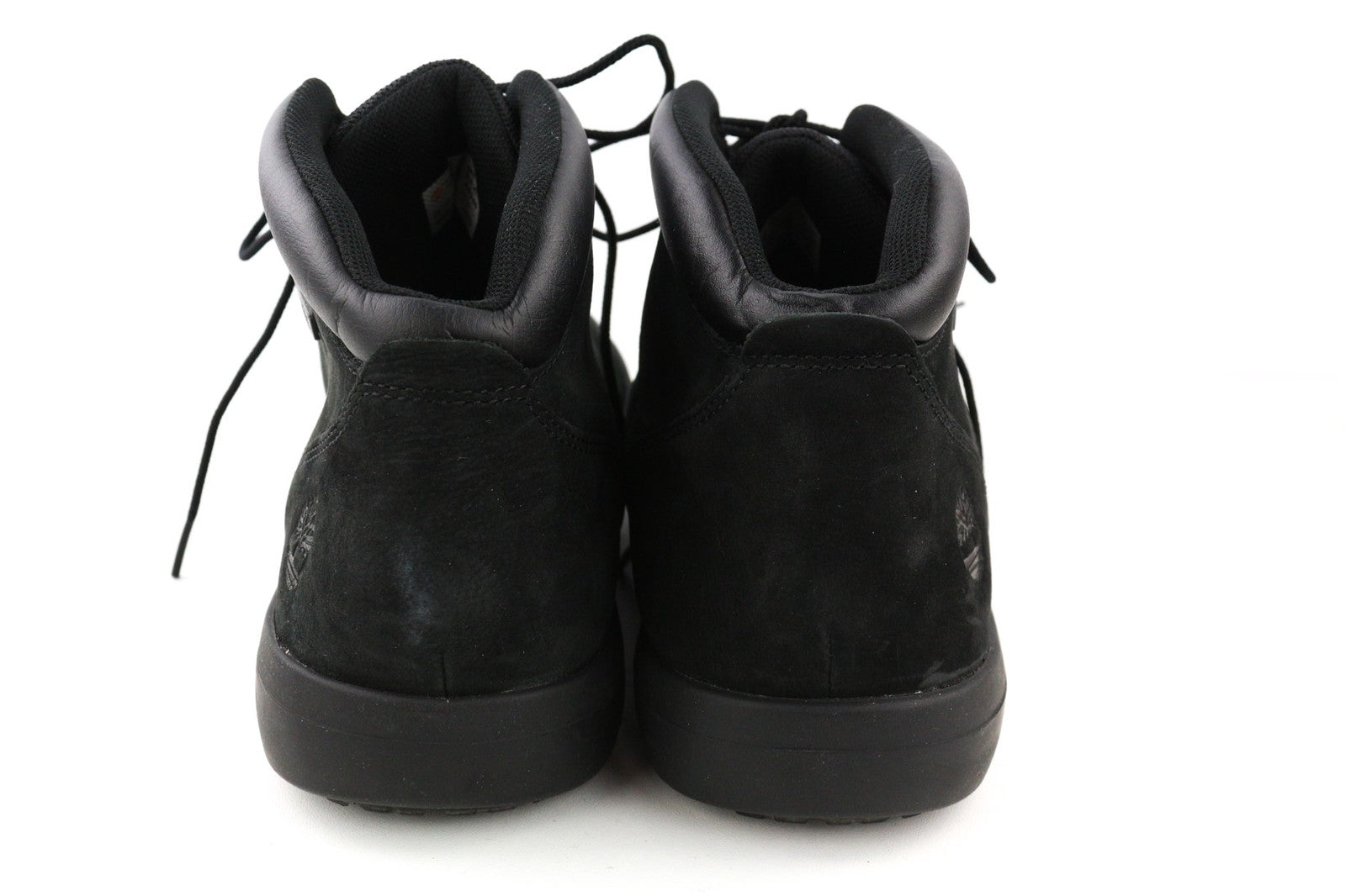 TIMBERLAND A245M Mens Boots EU46 EU47.5 Black Leather Almond Toe Lace Up ReBOTL