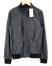 SCOTCH & SODA Ams Couture Men's Jacket M Dark Grey Lined Patterned Long Sleeve