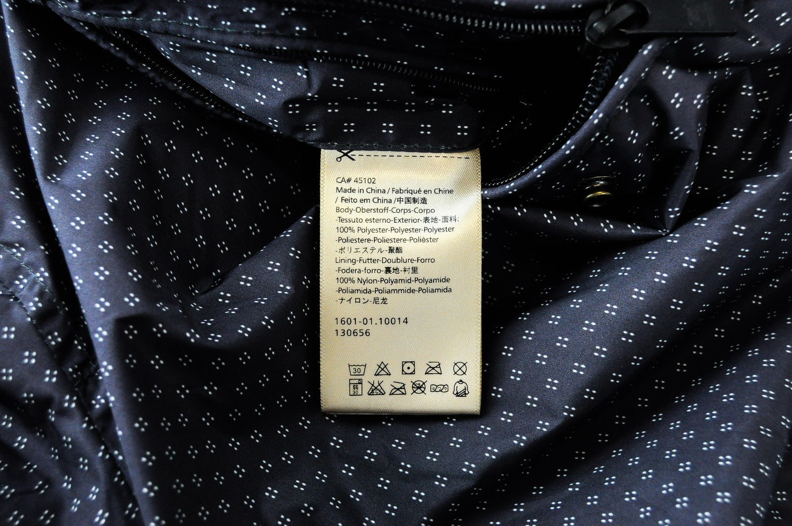 SCOTCH & SODA Ams Couture Men's Jacket M Dark Grey Lined Patterned Long Sleeve