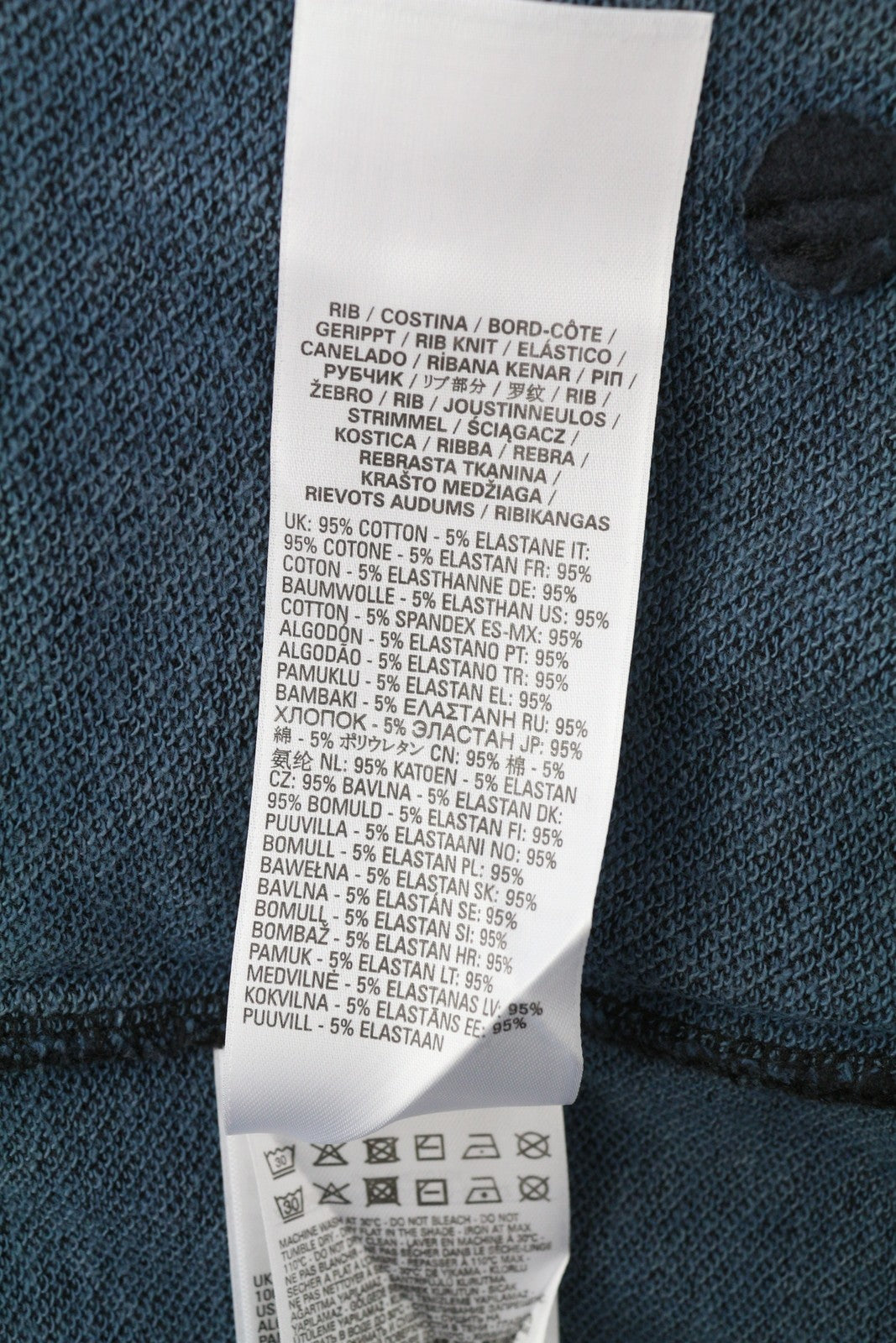 DIESEL S-Ginn-Hood-E1 Men Hoodie M Washed Grey Distress Hooded Kangaroo RRP€195