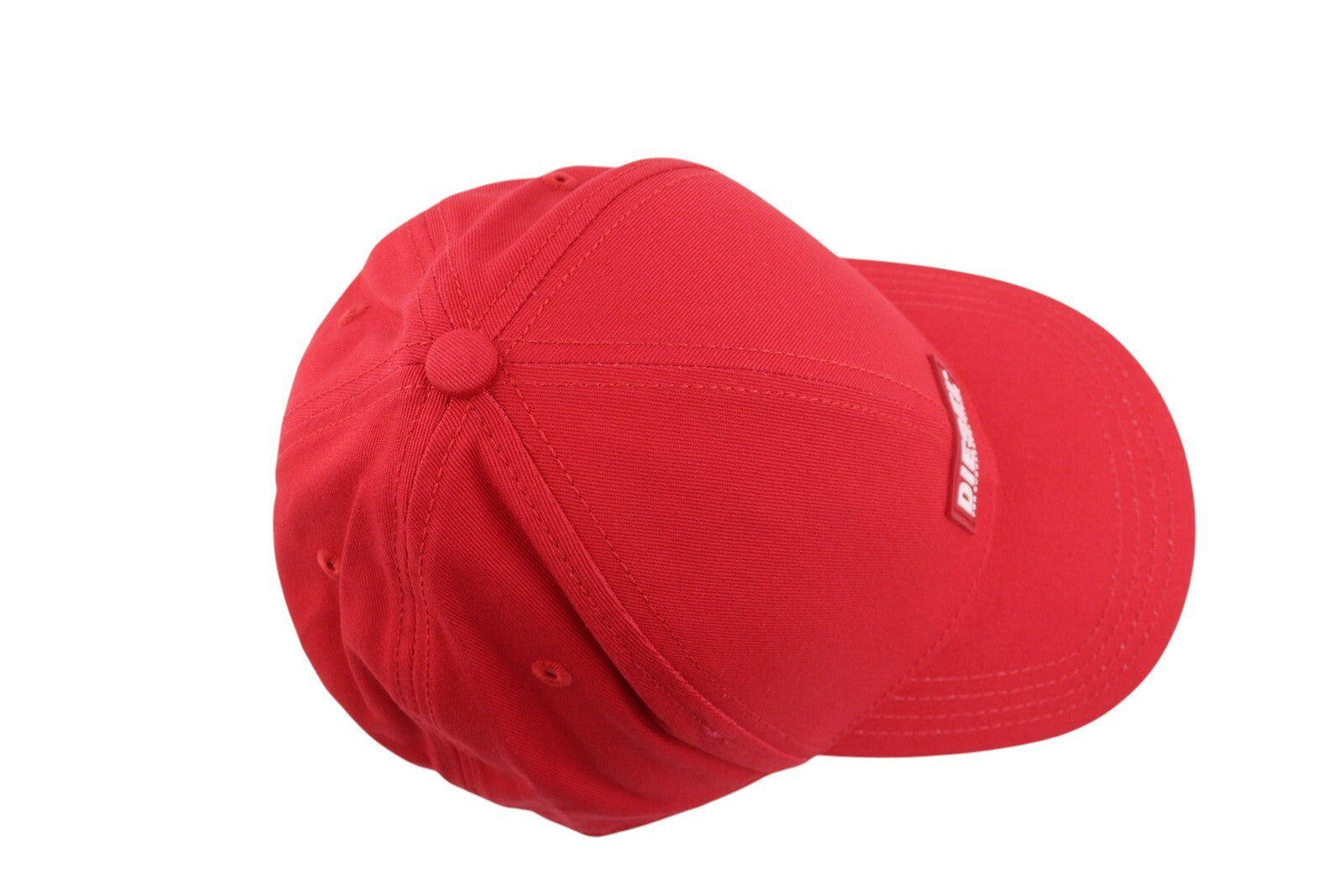 DIESEL Corry-Gum Men Cap OS Red Baseball Cotton Patch Front Logo Casual Unisex