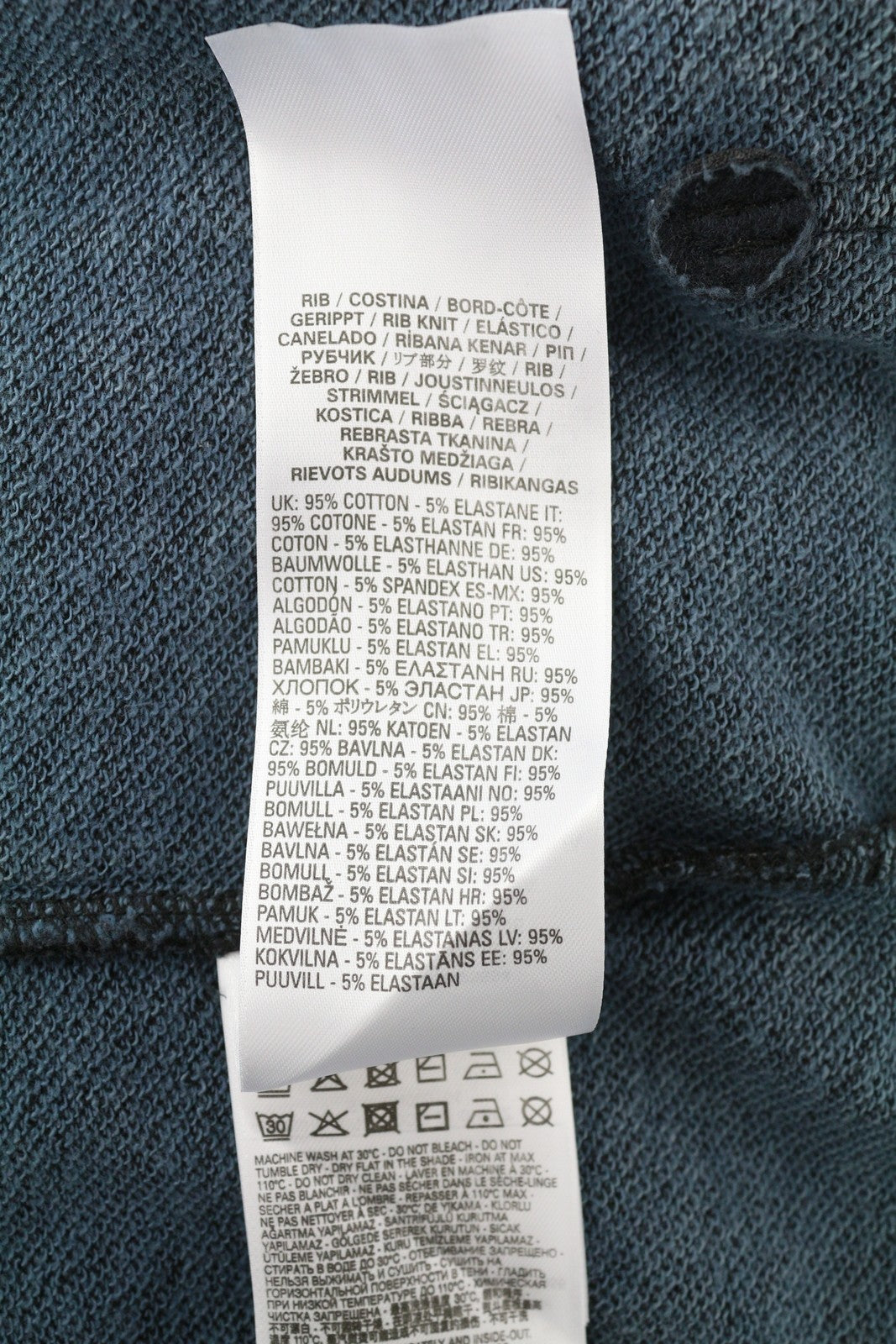 DIESEL S-Ginn-Hood-E1 Men Hoodie S Washed Grey Distress Hooded Kangaroo RRP€195