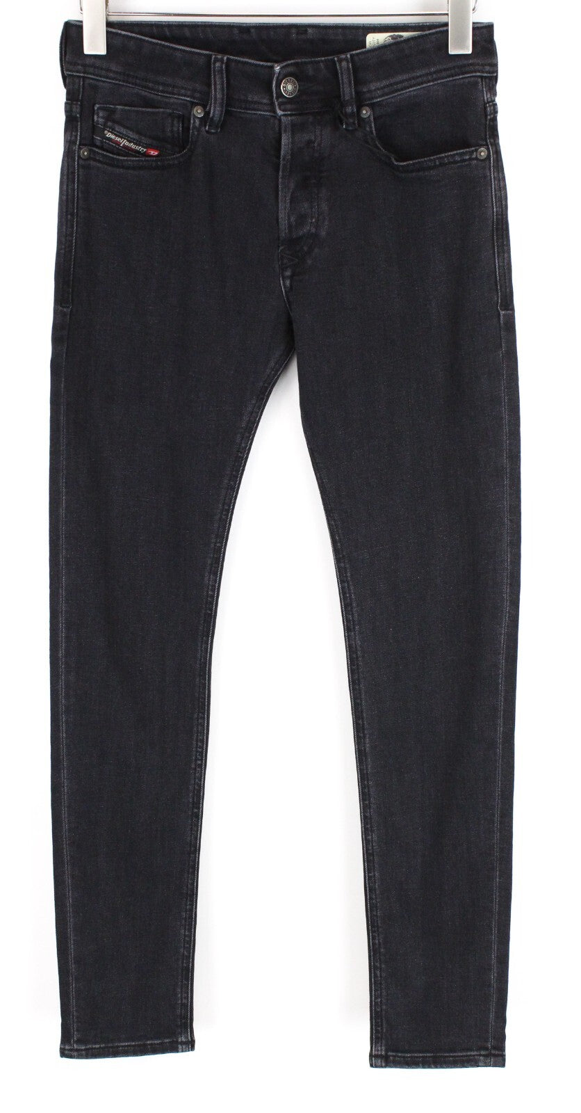 DIESEL Sleenker-X 0870G Men's Blue Jeans W27/L32 Black Faded Slim Skinny Fit