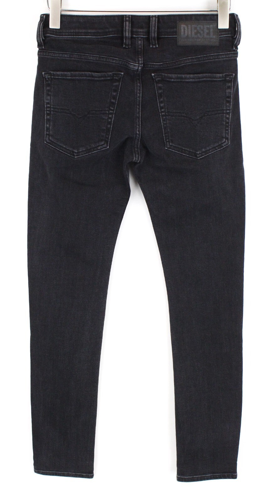 DIESEL Sleenker-X 0870G Men's Blue Jeans W27/L32 Black Faded Slim Skinny Fit