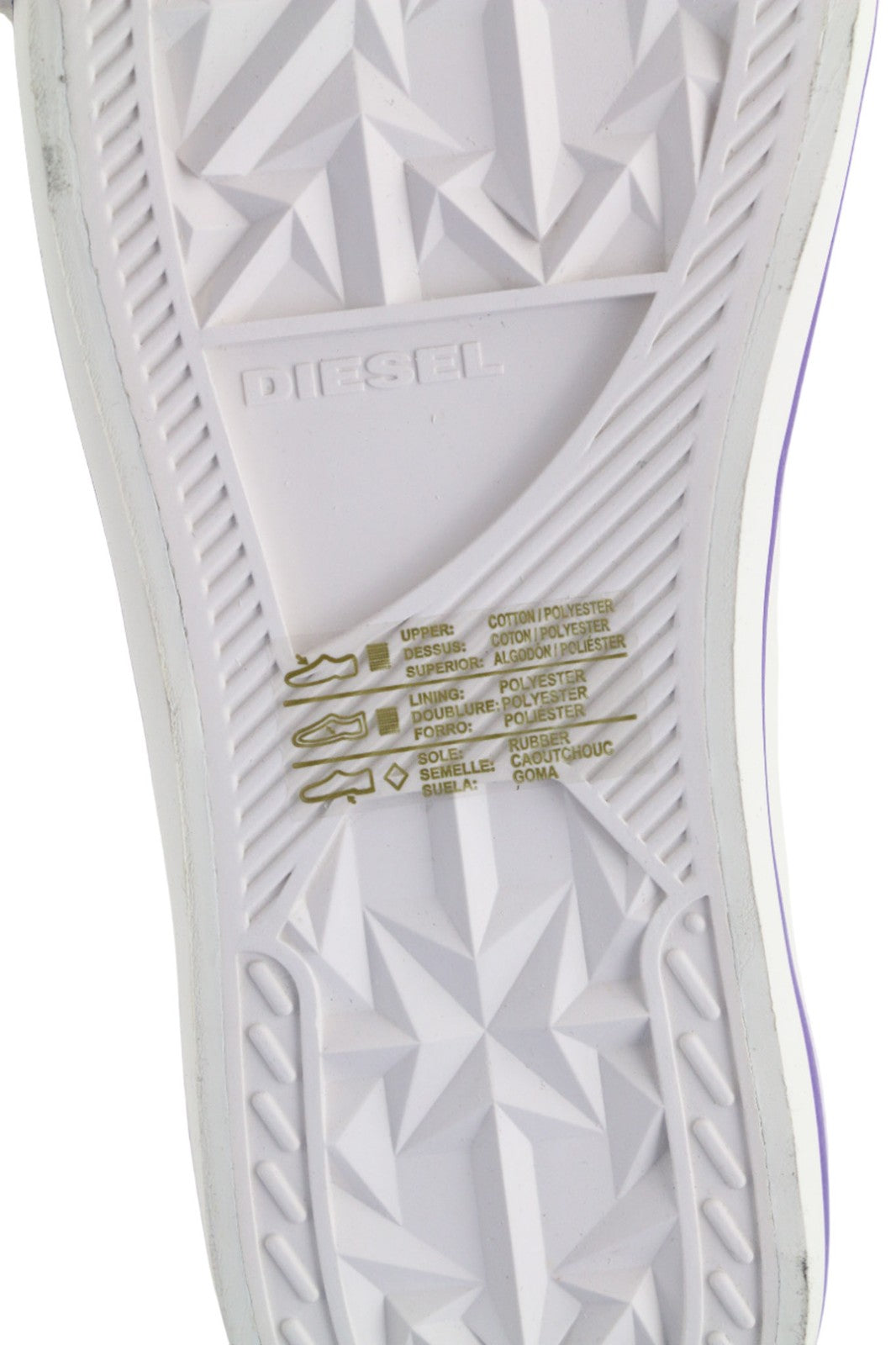 DIESEL S-Astico MZIP Womens Sneakers EU37 UK5 White High Top Lace Zip RRP€180