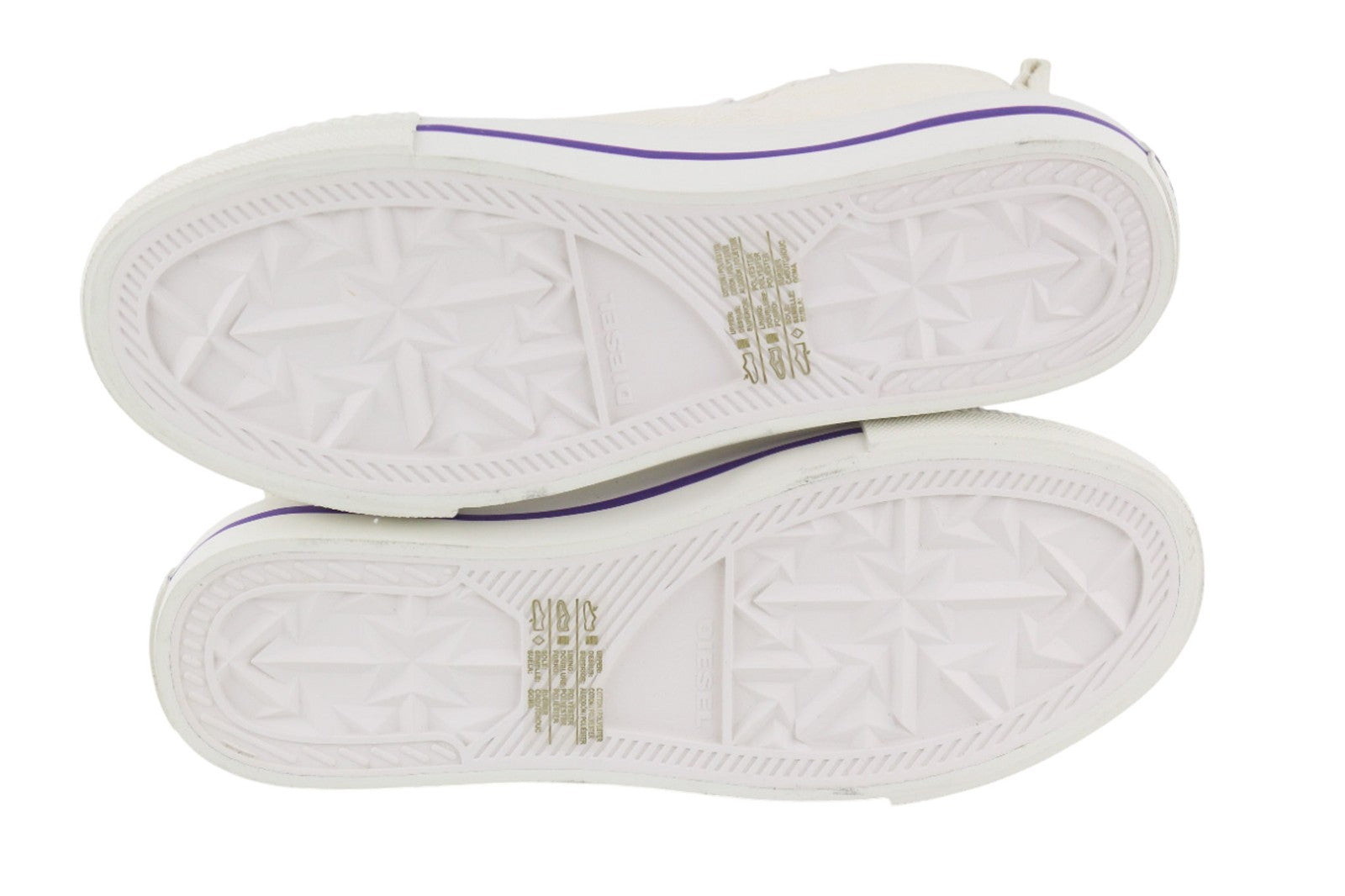 DIESEL S-Astico MZIP Womens Sneakers EU37 UK5 White High Top Lace Zip RRP€180