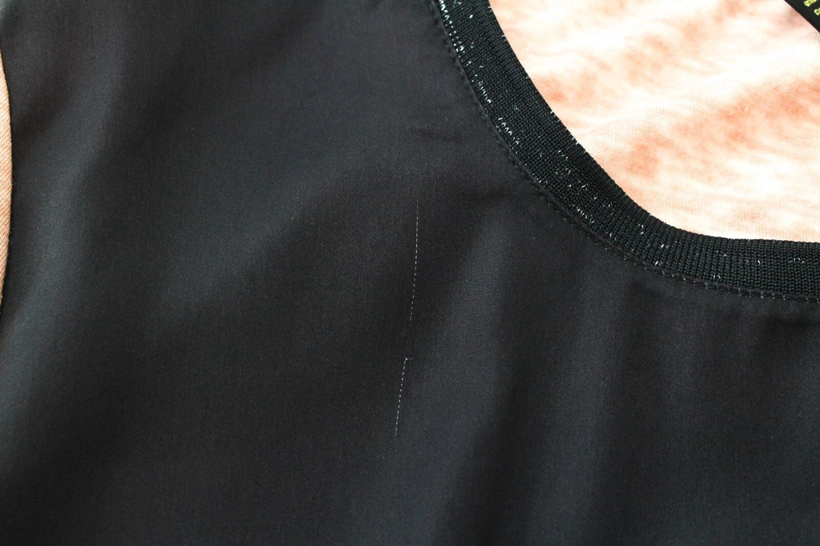 MAISON SCOTCH Women's Tee S Pink Disco Print Cotton Blend 3/4 Sleeve Top