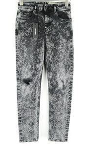 DIESEL Neekhol 069AB Women's Blue Jeans W23/L32 Stone Washed Ripped Straight Fit