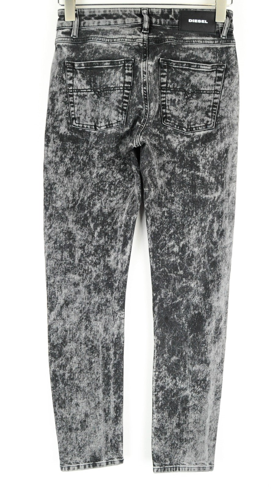 DIESEL Neekhol 069AB Women's Blue Jeans W23/L32 Stone Washed Ripped Straight Fit