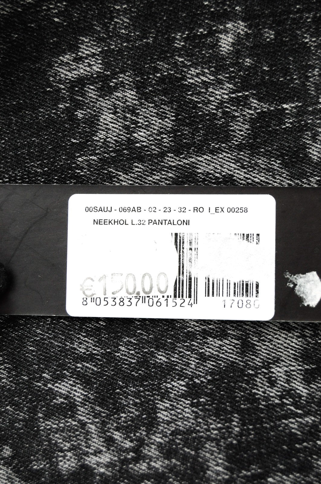 DIESEL Neekhol 069AB Women's Blue Jeans W23/L32 Stone Washed Ripped Straight Fit