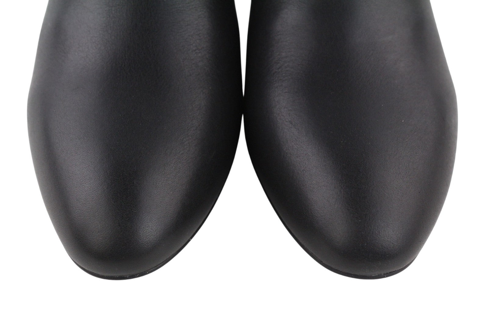 DIESEL Jaynet Mab Womens Boots EU38 UK5.5 Black Leather Heeled Ankle RRP€290