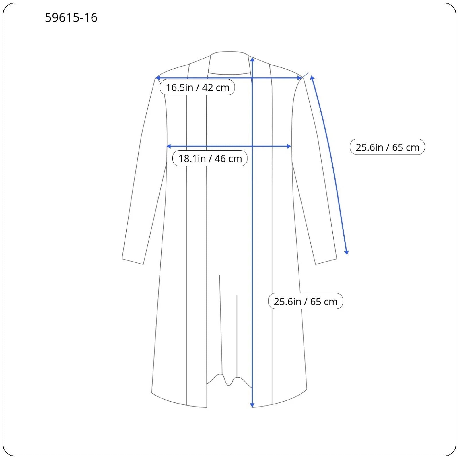 DENHAM Saint Indigo Women's Jacket S Blue Stretch Tied Lapel Long Sleeve