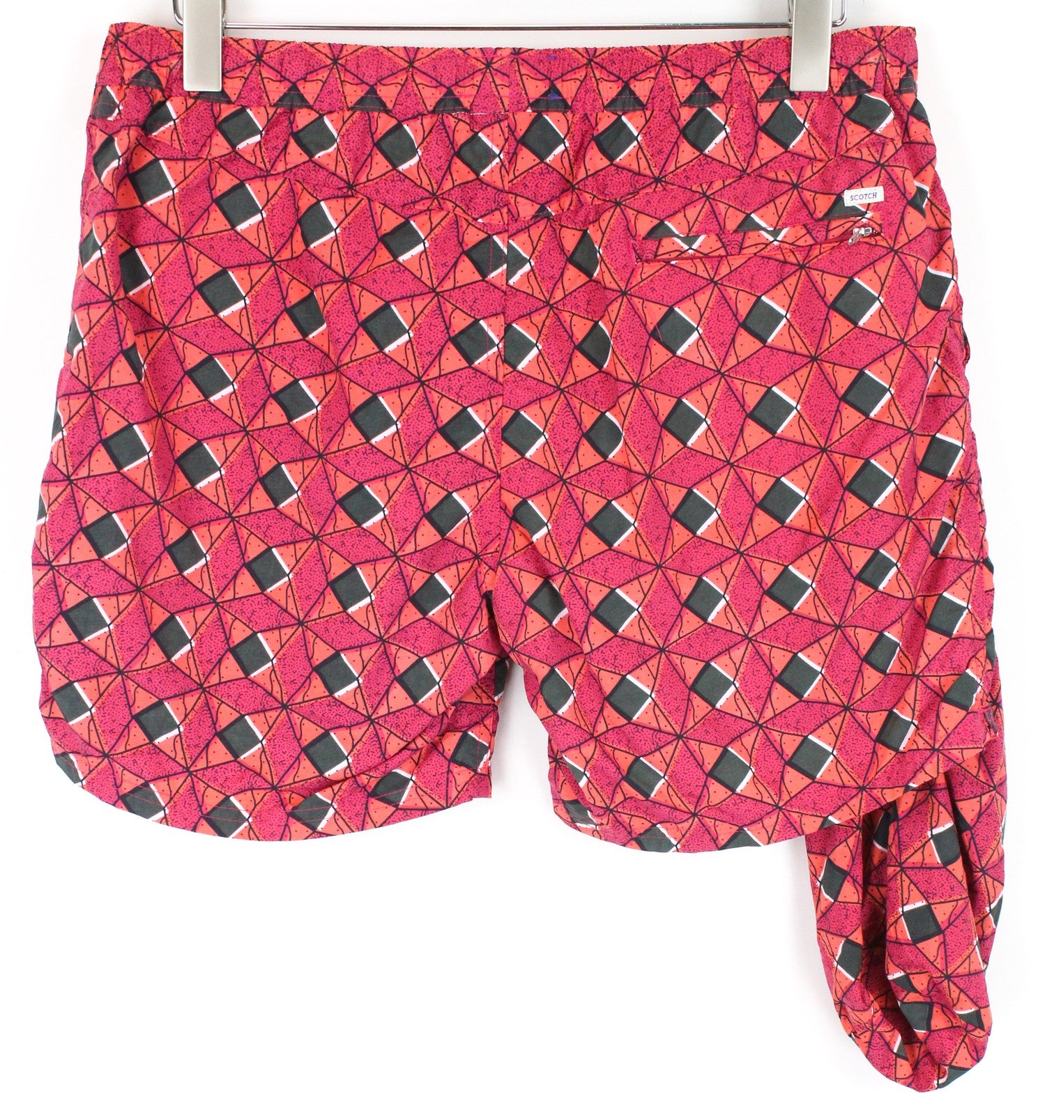 SCOTCH & SODA Ams Couture Men's Swimwear ~W30 Pink Patterned Beach Pool Shorts