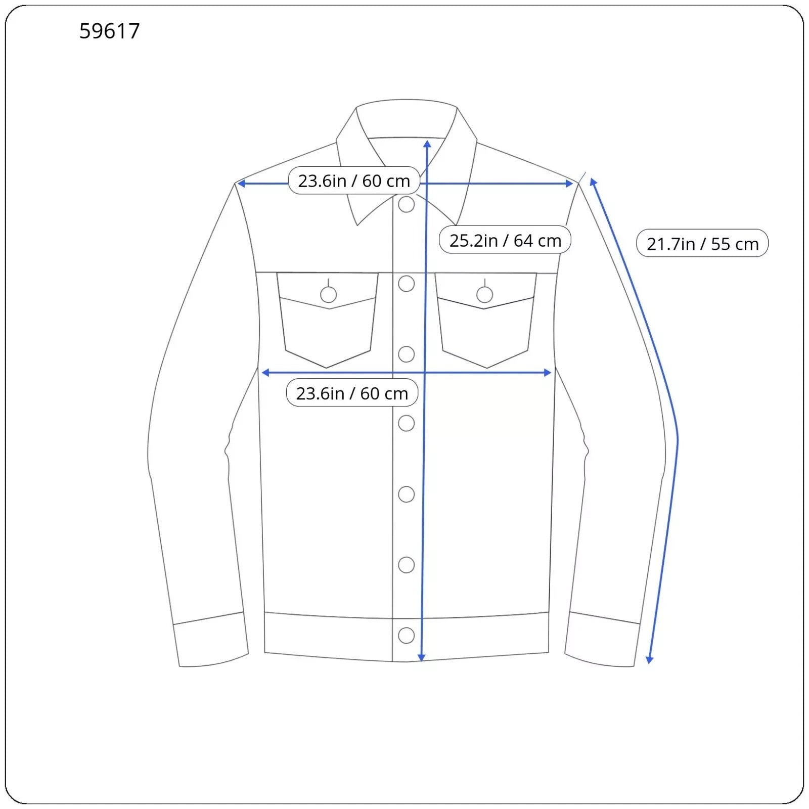 DENHAM Century Trucker Women's Jacket XS Blue Cotton Denim Embroidered Logo