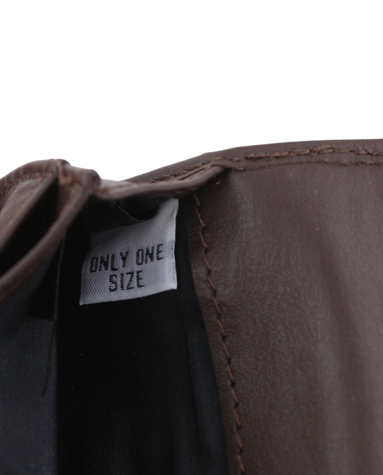 DIESEL Dukez Men Wallet OS Dark Brown Genuine Leather Silver Tone Detail Logo