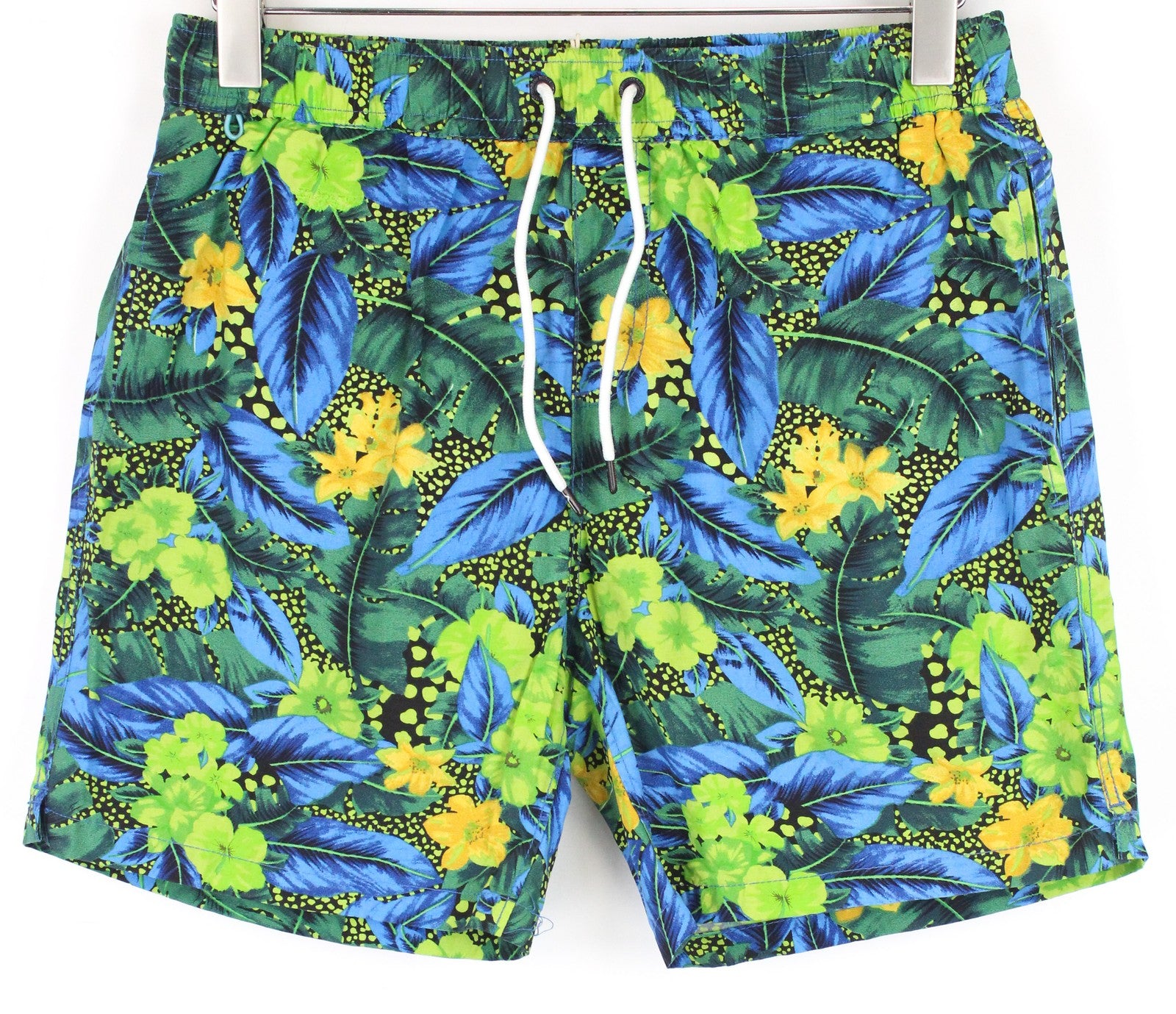 SCOTCH & SODA Ams Couture Men's Swimwear L Green Cotton Blend Printed Swim