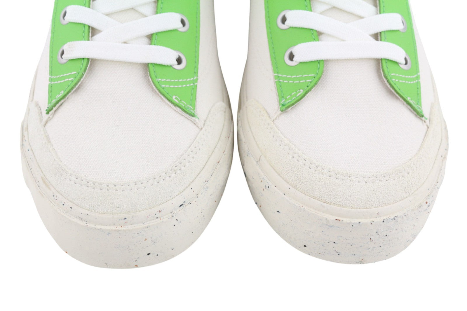 DIESEL A-Athos Mid Mens Sneakers EU43 UK9 White Almond Toe High Lace Trainers