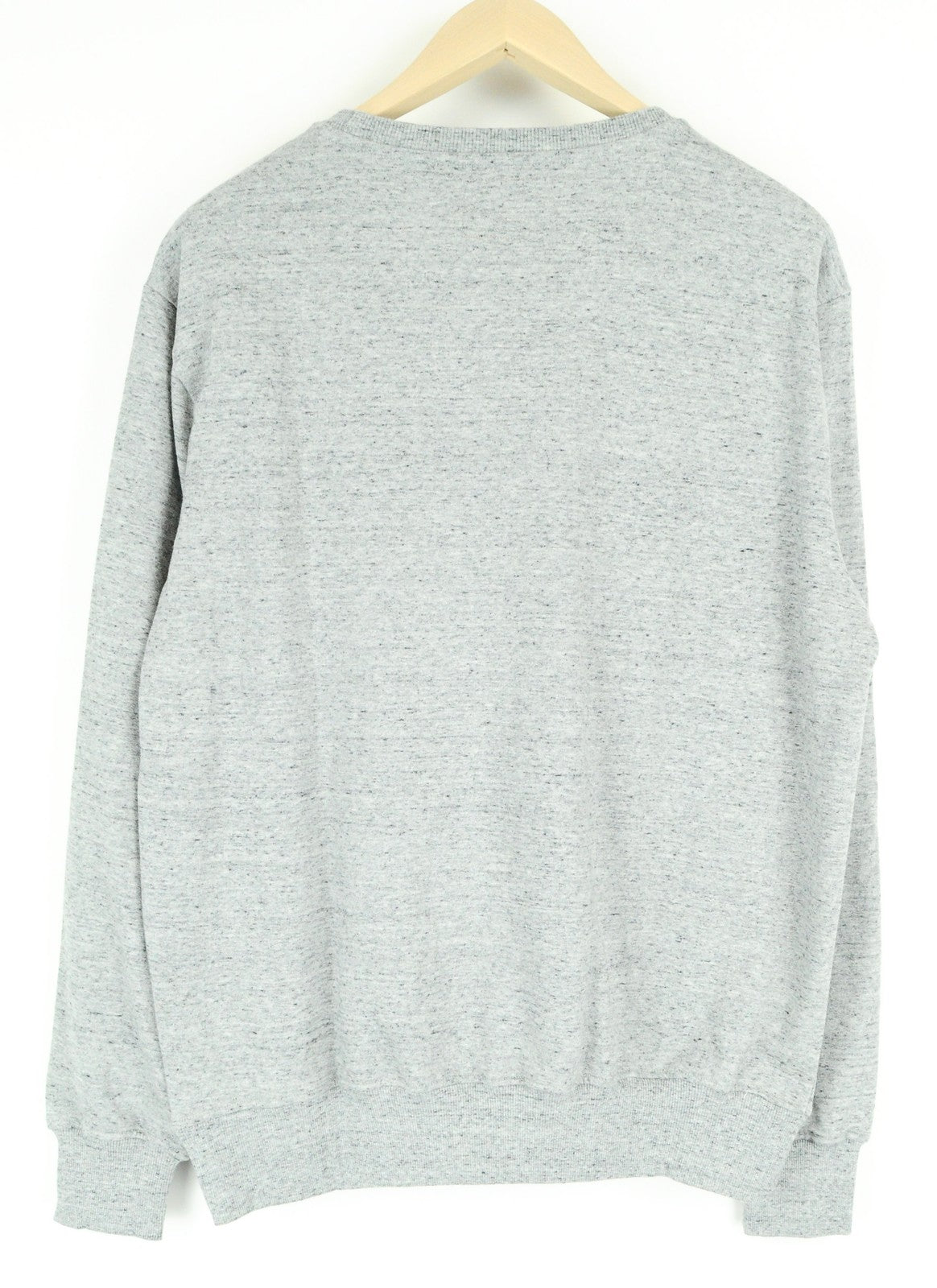 GOOD GENES Sweatshirt L Grey Cotton Blend Long Sleeve Logo Matahari Print