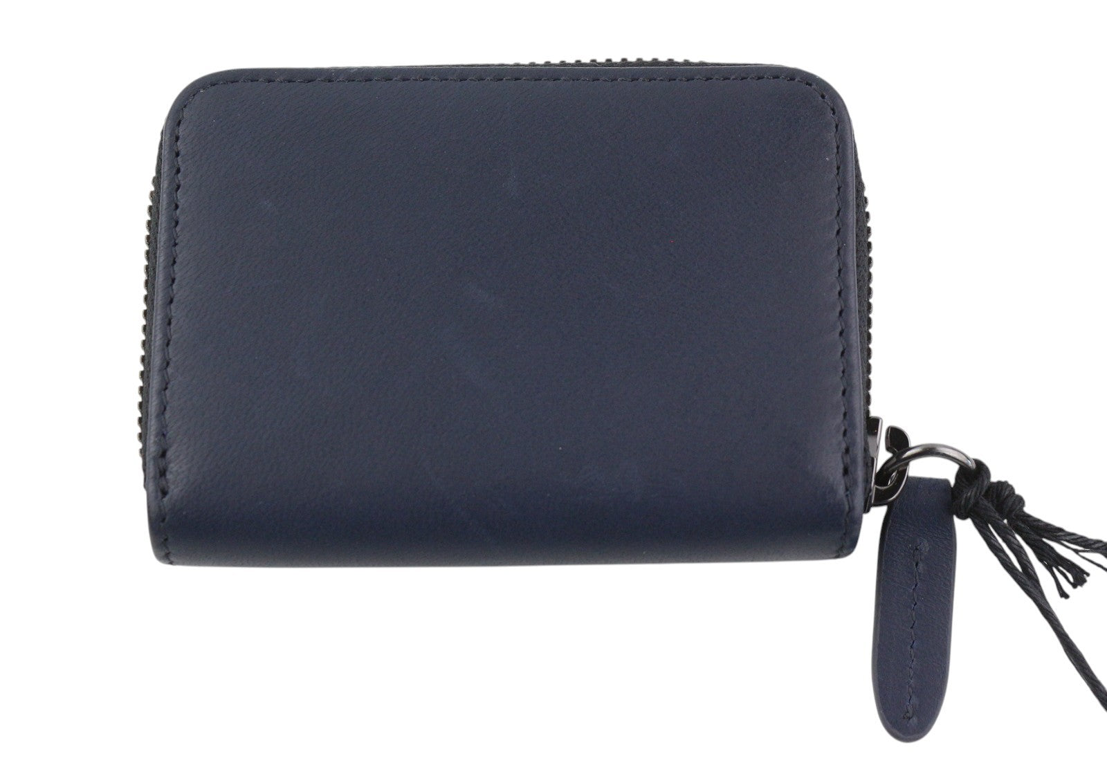 DIESEL Leathergo Japaround Women Wallet OS Dark Blue Zipper Closure RRP€140