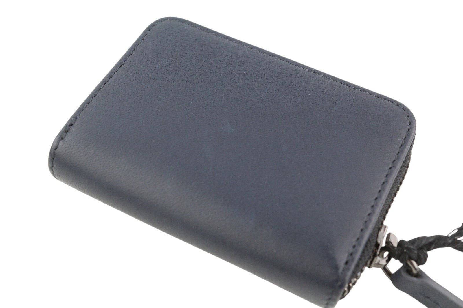 DIESEL Leathergo Japaround Women Wallet OS Dark Blue Zipper Closure RRP€140