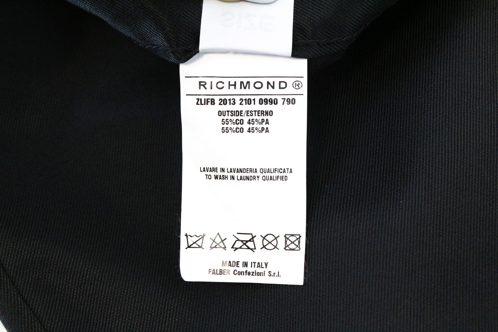 RICHMOND Men's Jeans W32 Black Button Fly Low Rise Skinny Fit Denim Pants