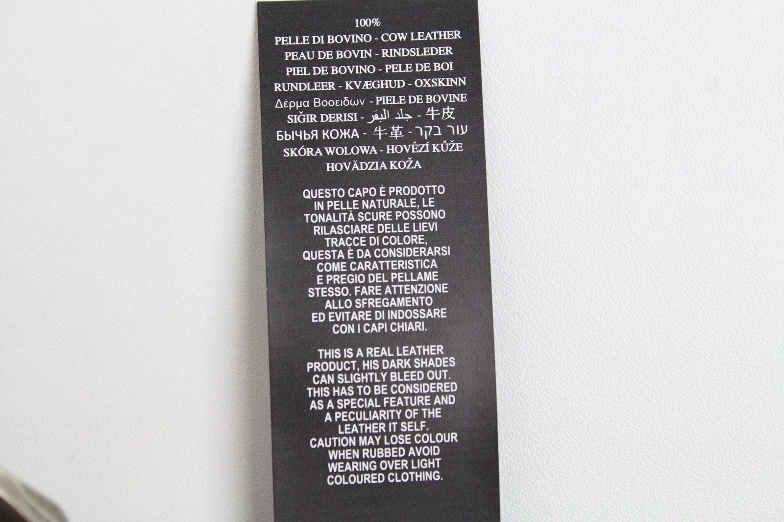 REPLAY Men's Belt 100 cm Brown Cow Leather Buckle Patterned Metal Fastener