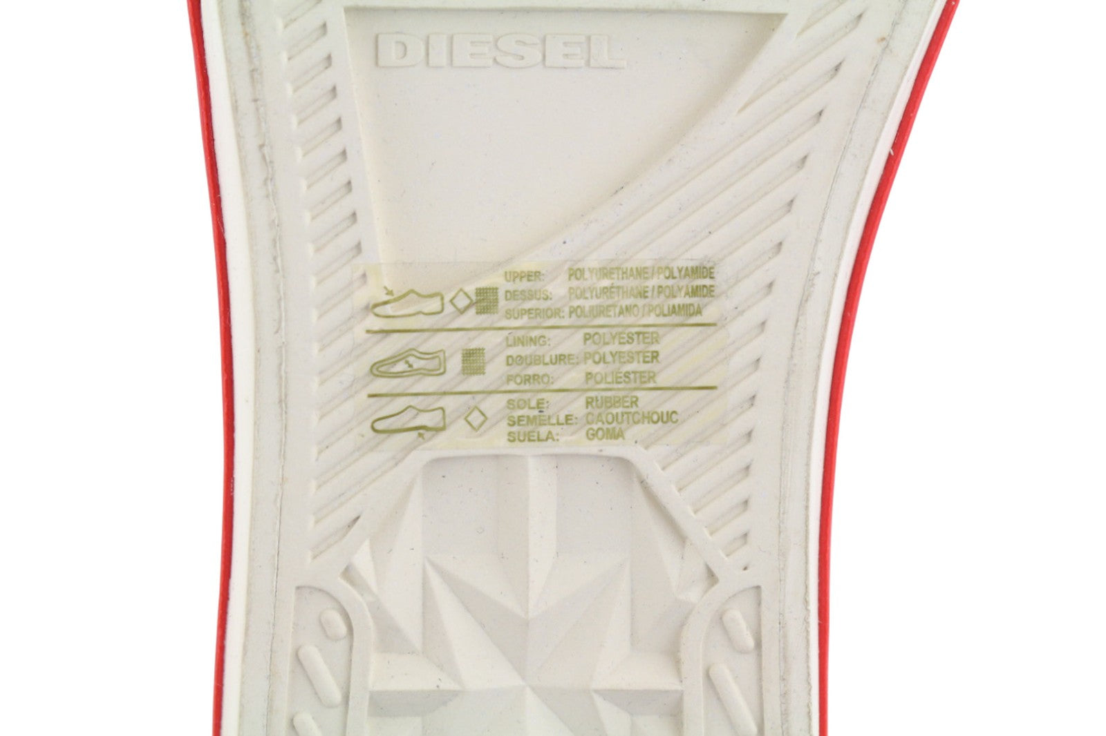 DIESEL A-Athos Mid Womens Sneakers EU36 UK4 White Almond Toe High Top RRP€175