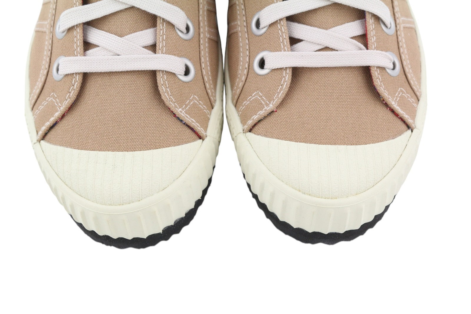 DIESEL S-Yuk MC Men Sneakers EU44.5 Beige Ankle Top Lace Up Almond Toe RRP€120