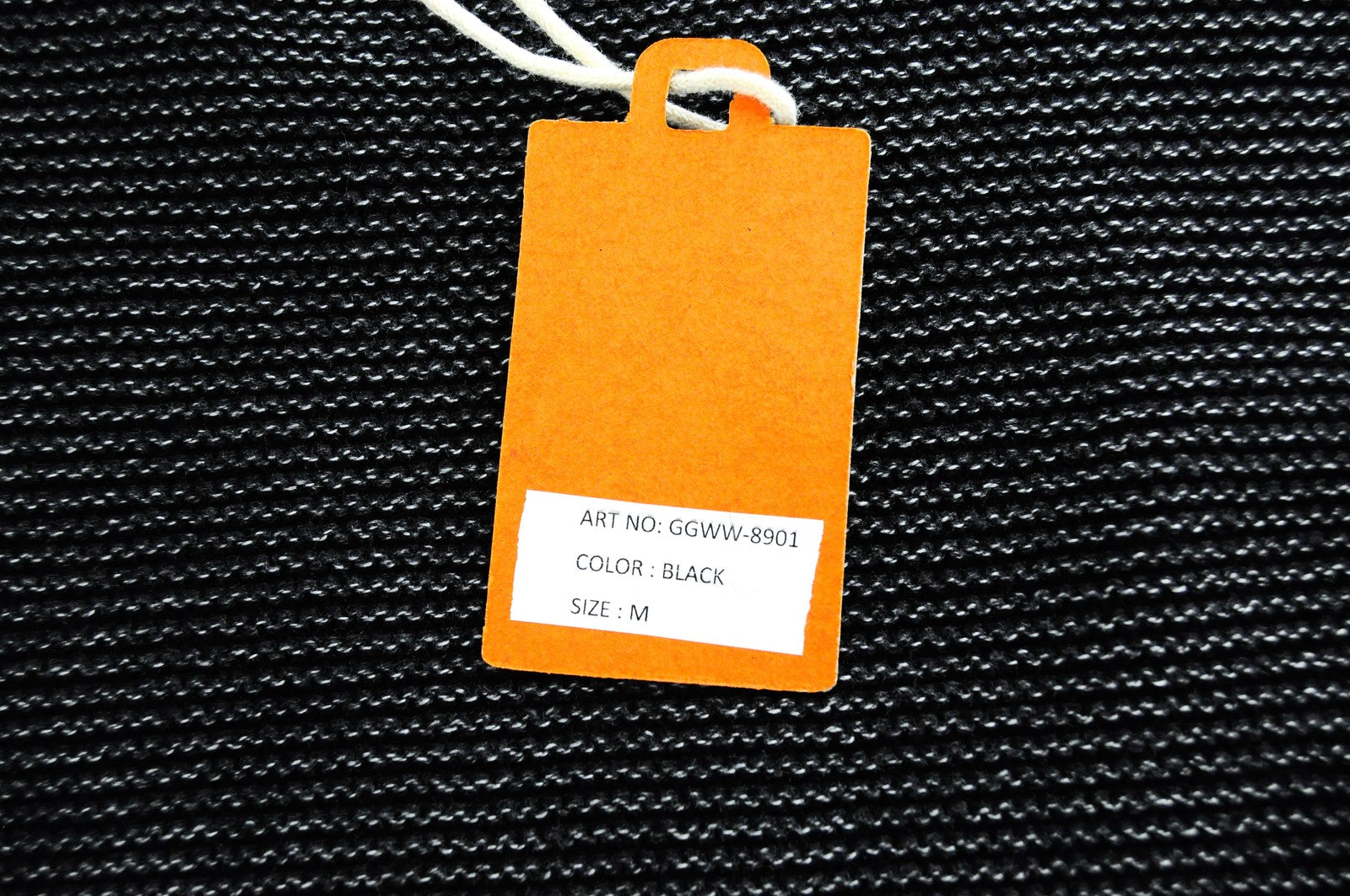 GOOD GENES Jumper M Black Knitted Men's Pullover Cotton Long Sleeve Sweater