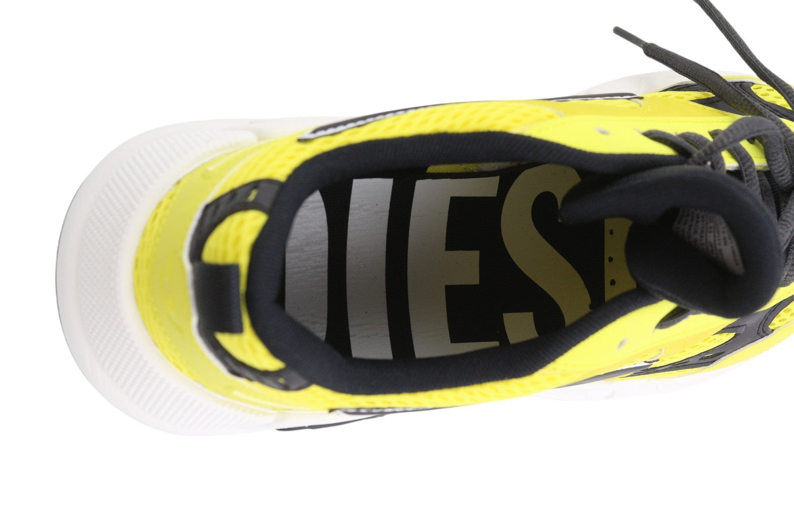 DIESEL S-Serendipity Sport Men Sneakers EU42 Yellow Lace Up Almond Toe RRP€150