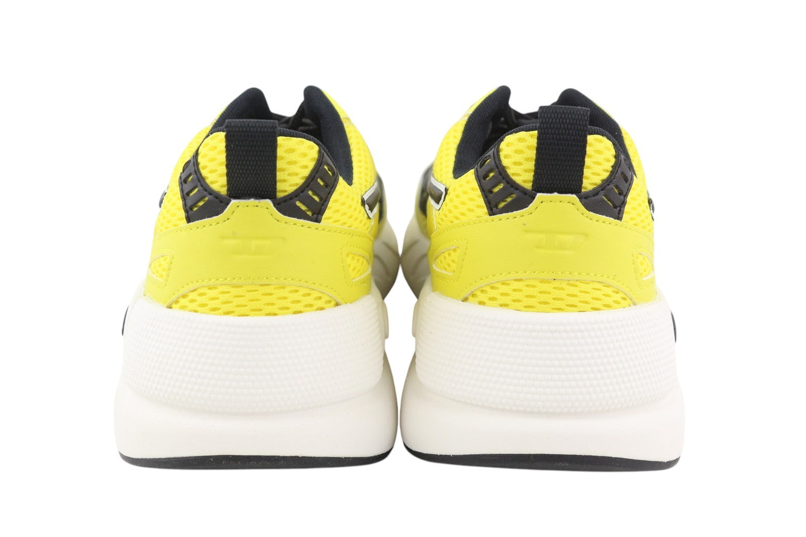 DIESEL S-Serendipity Sport Men Sneakers EU42 Yellow Lace Up Almond Toe RRP€150