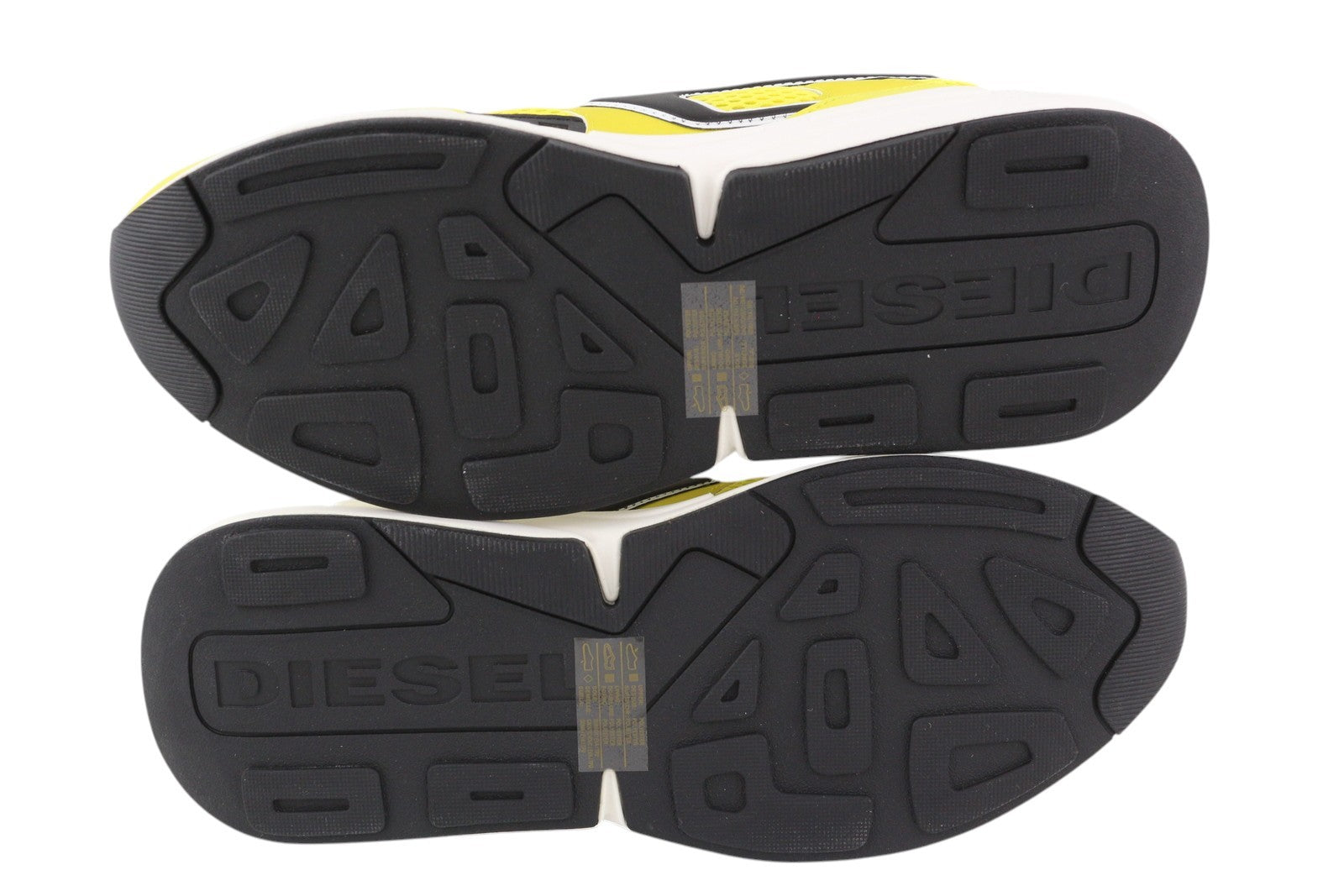 DIESEL S-Serendipity Sport Men Sneakers EU42 Yellow Lace Up Almond Toe RRP€150