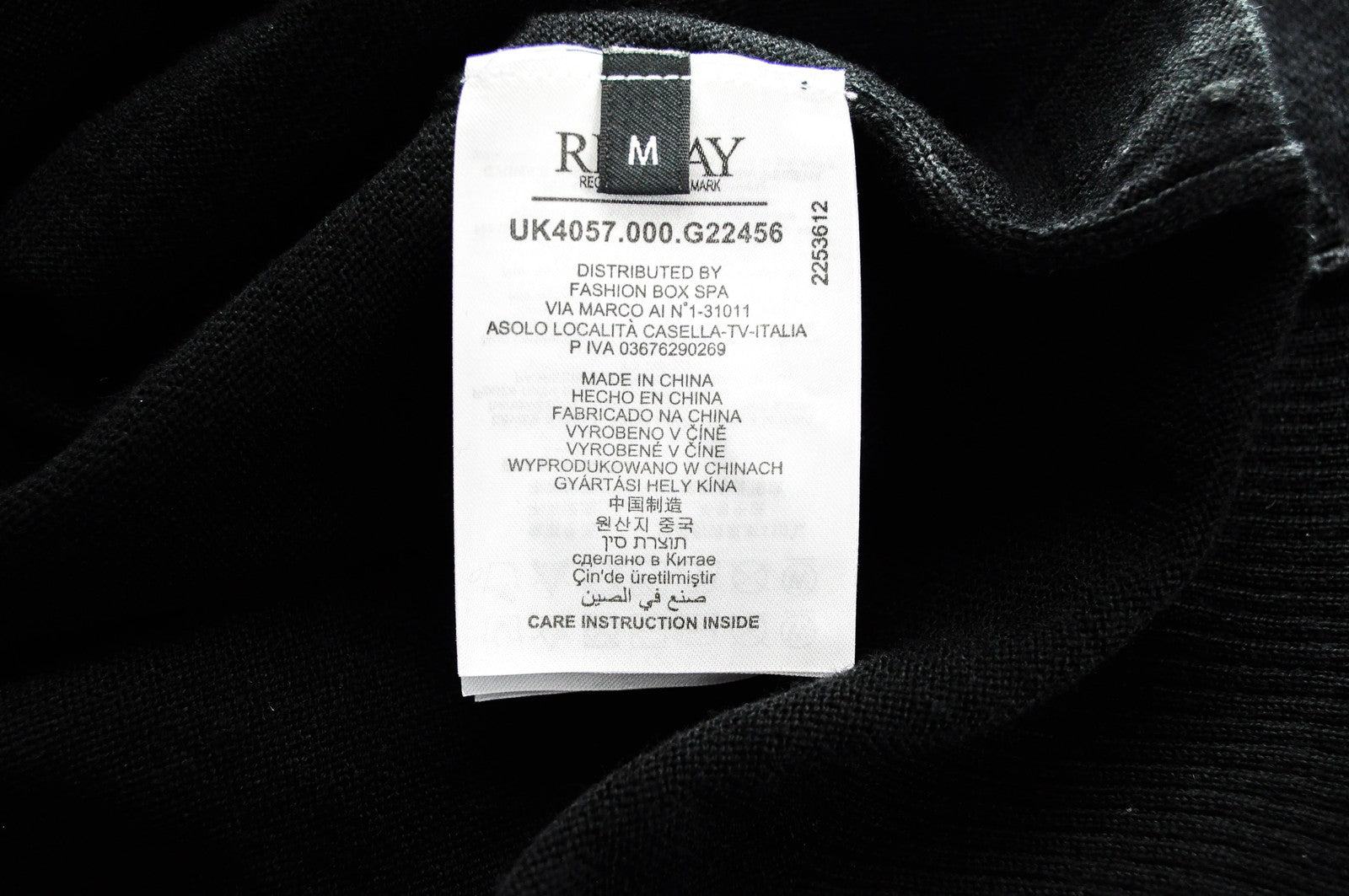 REPLAY Jumper M Black Wool Blend Long Sleeve Men's Knitted Cardigan Casual