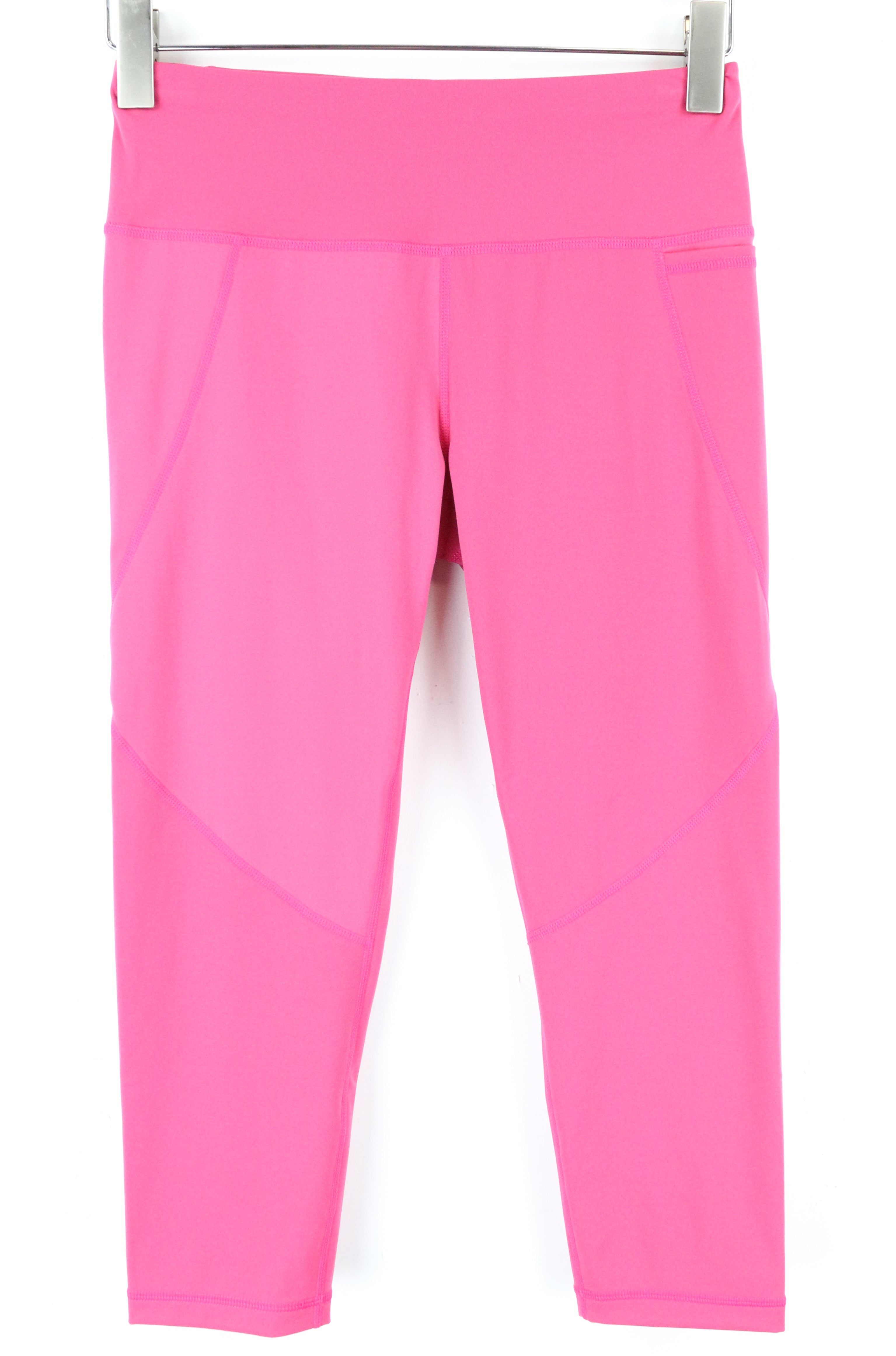 SWEATY BETTY The Power Women's Leggings S Vivid Pink Full Length 27" Stretch