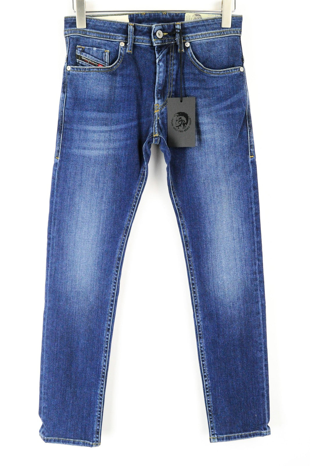 DIESEL Thommer 0870F Men's Jeans W28/L32 Slim Fit Skinny Blue Cotton Washed